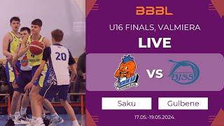 Gulbene 2008 vs Saku KK  KK Parnu 2008  BBBL Boys U16 Final Stage  Semifinals