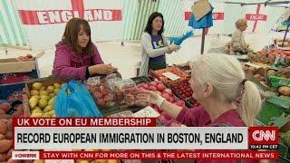 Record immigration in Boston England sways Brexit votes