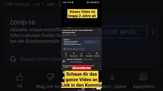 Dieses Video habe ich vor 2 Jahren zum Corona Virus veröffentlicht  #shorts #covid19 #corona