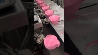 Pink IceCream Manufacturing Process #asmr #asmrsounds #satisfying #satisfyingvideo #smooth #relaxing