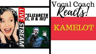 LIVE REACTION Kamelot ELIZABETH I II & III Vocal Coach Reacts & Deconstructs