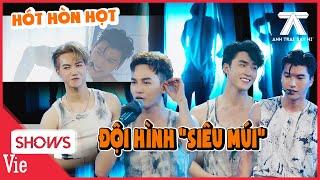 Team HIEUTHUHAI đốt mắt với màn khoe múi Isaac chơi với lửa cực hot công diễn 2  ANH TRI SAY HI