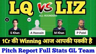 LQ VS LIZ dream 11 prediction  LQ VS LIZ today match prediction  ECS T10 Cyprus 2024