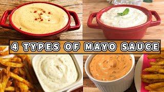 4 Amazing Mayo Dips & Sauces  Mix It Dip It Love It  Easy DIY Dipping Sauces