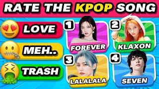 RATE THE KPOP SONG  50 Popular Kpop Songs  KPOP QUIZ GAME