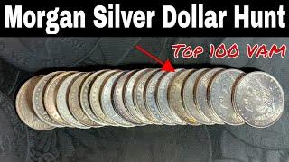 Searching a Roll of Morgan Silver Dollar Coins - VAM Hunting