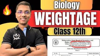 Biology Weightage Class 12th Board 2024  4-Month Plan #newindianera #hscboard #biologyclass12