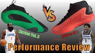 Adidas Harden Vol 8 vs AE 1 - Whos Shoe is BETTER???