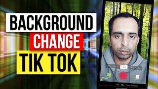 How to Change Background in Tik Tok Video  TikTok Green Screen Effect Tutorial