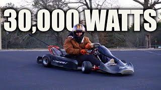 30000 WATTS BEAST High Speed Electric Go Kart Is Pure DOPAMINE