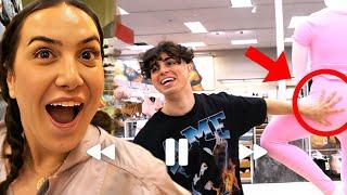 Pause Challenge With My Sister For 24 Hours *BANNED FROM TARGET*