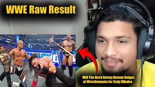 WWE Raw ResultCody Rhodes Helps Jey Uso  Will The Rock Betray Roman Reigns at SmackDown