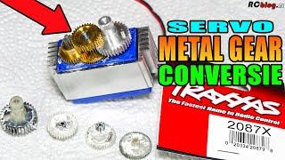 Traxxas 2085 Servo METAL GEAR CONVERSIE met TRX2087X - Traxxas XRTX-Maxx