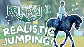 Attempting REALISTIC Jumping in Tales of Rein Ravine II Horse Game Demo