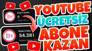 Ücretsiz 1.000 Abone Kazan  Youtube Abone Hilesi 2024 #youtube