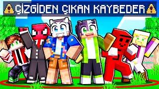 Minecraft Youtuberları İle DAİREDEN SON ÇIKAN KAZANIR - @Ferited @Ruyaperest @SametParlak2