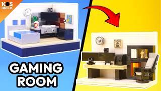 I made LEGO Gaming Room Setups