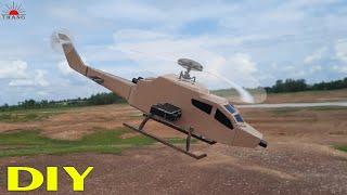 How to make a Helicopter  DIY RC Helicopter at home