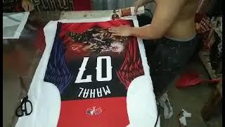 How to Recut Full sublimation Jersey w Cutting Machine