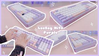 4K Unboxing Leobog Hi98 Aluminum Keyboard W NumberPad x WhatGeek  Barbie Switches  Pre-Lubed 