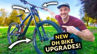 Riding with Some Strange NEW UPGRADES on my DH bike