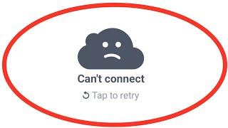 Cant Connect Tap To Retry Facebook Problem Solve