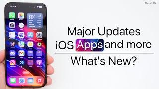 Major Updates - iOS Apps and more