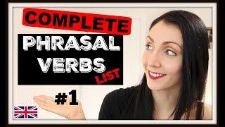 LEARN Phrasal Verbs The Complete List - #1  Live English Lesson