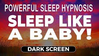  Deep Sleep Hypnosis and Guided Meditation  Fall Asleep Fast  Dark Screen