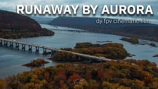 Cinematic FPV Music Video DJI FPV Flight in Sport Mode Aurora Runaway  Fall Colors FPV Footage