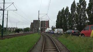 HTM tramlijn 1 Delft Tanthof - Scheveningen Noord  GTL8 3111  Hoornbrug open  2020