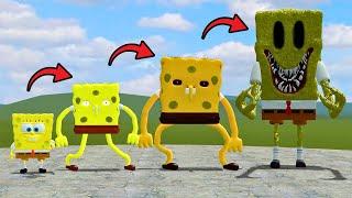 Evolution Of SpongeBob Nextbot In Garrys Mod