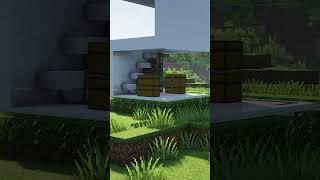 Minecraft Cute Modern House #asmr #asmrvideo #minecraftshorts #minecraftstarterhouse #minecraft