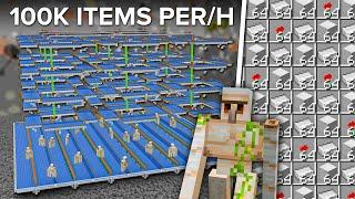 Minecraft Ultimate Iron Farm Tutorial - 83000 Iron Per Hour