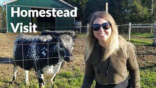 Visiting a Small Farm in Eastern Ontario  Homestead Tour