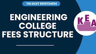 DCET 2024 Engineering College Fees Structure  KEA  TGI