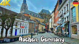 Aachen Deutschland Rundgang 4K 60fps - Eine schöne deutsche Stadt