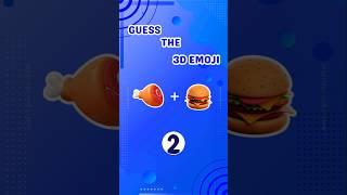 EXPERT CHALLENGE GUESS THE 3D EMOJI #shorts #quiz #shortsfeed