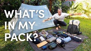 Lightweight Backpacking Camping Gear Loadout 2023