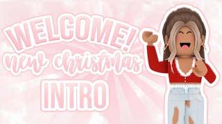 WELCOME TO MY CHANNEL NEW CHRISTMAS INTRO  AdrieCookie ️