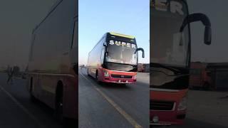 Super International Al Munir Sleepers Bus Arrivel Karachi From Quetta #luxurytravel #bustravel