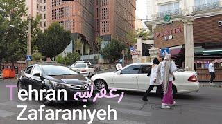 TEHRAN Iran 2021 - Walking on  Zafaraniyeh   زعفرانیه تهران