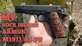 My First 1911 Rock Island Armory M1911 A1-FS