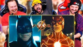 THE FLASH TRAILER REACTION Batman  Michael Keaton & Ben Affleck  Supergirl  Flash 2023 Movie