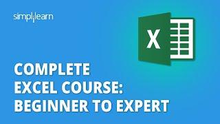  Complete Excel Course Beginner To Expert  Advanced Excel Tutorial  Excel Training  Simplilearn