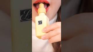 MUKBANG gold cosmetic   Estee Lauder #mukbang #먹방 #realorfake