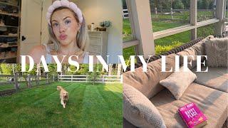 VLOG first few days of summer new reads skincare routine