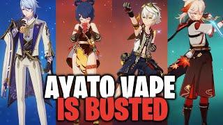 Ayato Vape Comp Is BUSTED  Genshin Impact