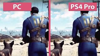 4K UHD  Fallout 4 – PC vs. PS4 Pro 4K Mode Graphics Comparison