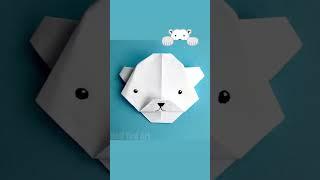 Easy Polar Bear origami httpswww.redtedart.comsimple-polar-bear-origami